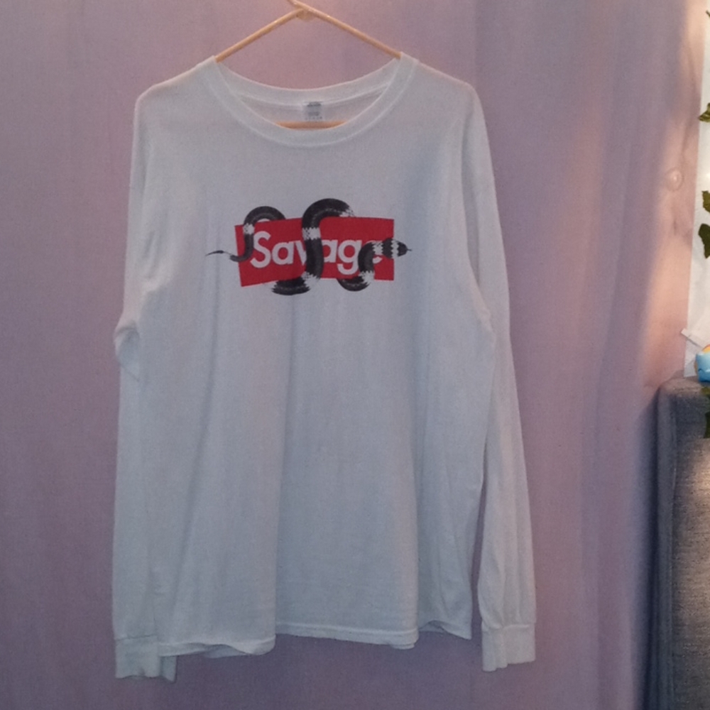 White long sleeve shirt
